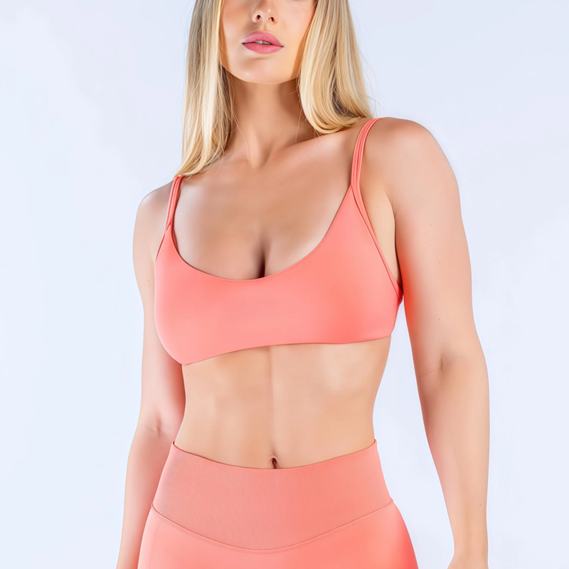 HISTELLO Impact Scoop Neck Bra - Pilate Yoga Workout reseña y precio