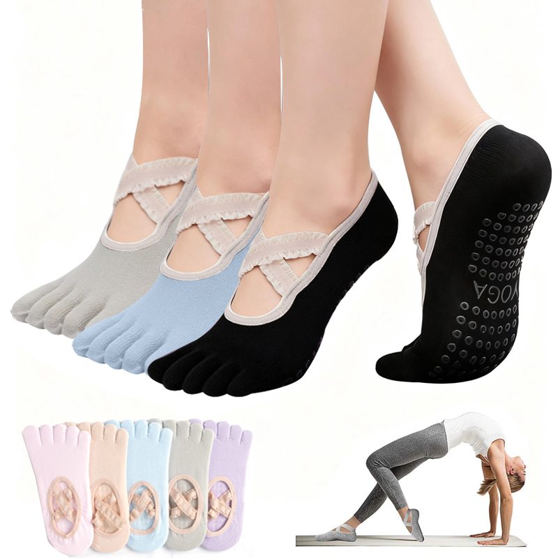 Calcetines de Pilates Antidesl - Medias Para Pilates Y Yoga reseña y precio