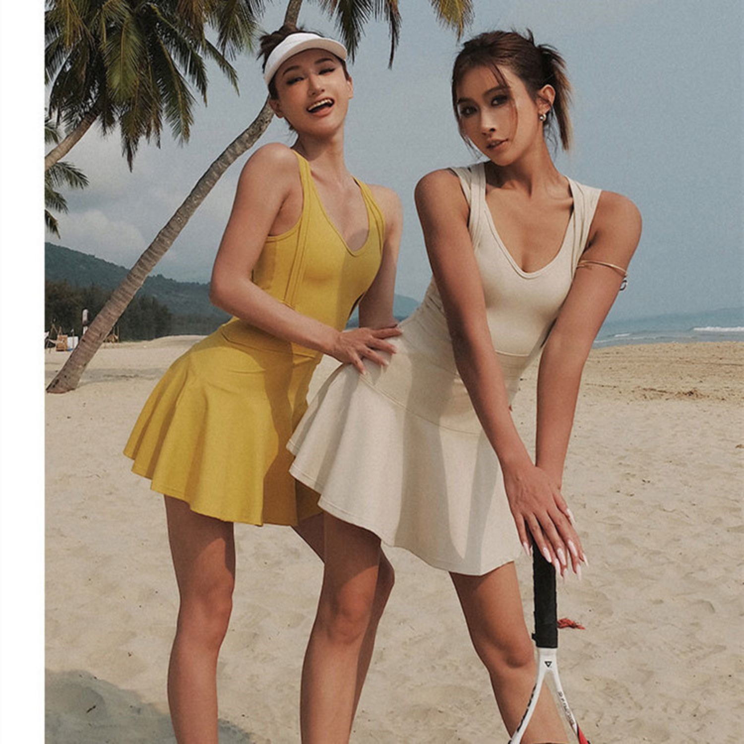 Vestido corto acolchado sin es - Pilates Yoga One reseña y precio